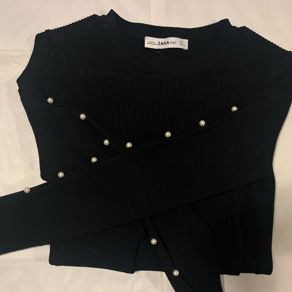 Zara Pearl Top